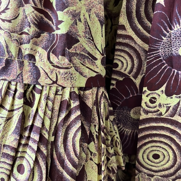 Elsie Tiered Floral Waist-Tie Midi Dress - Picture 7 of 11